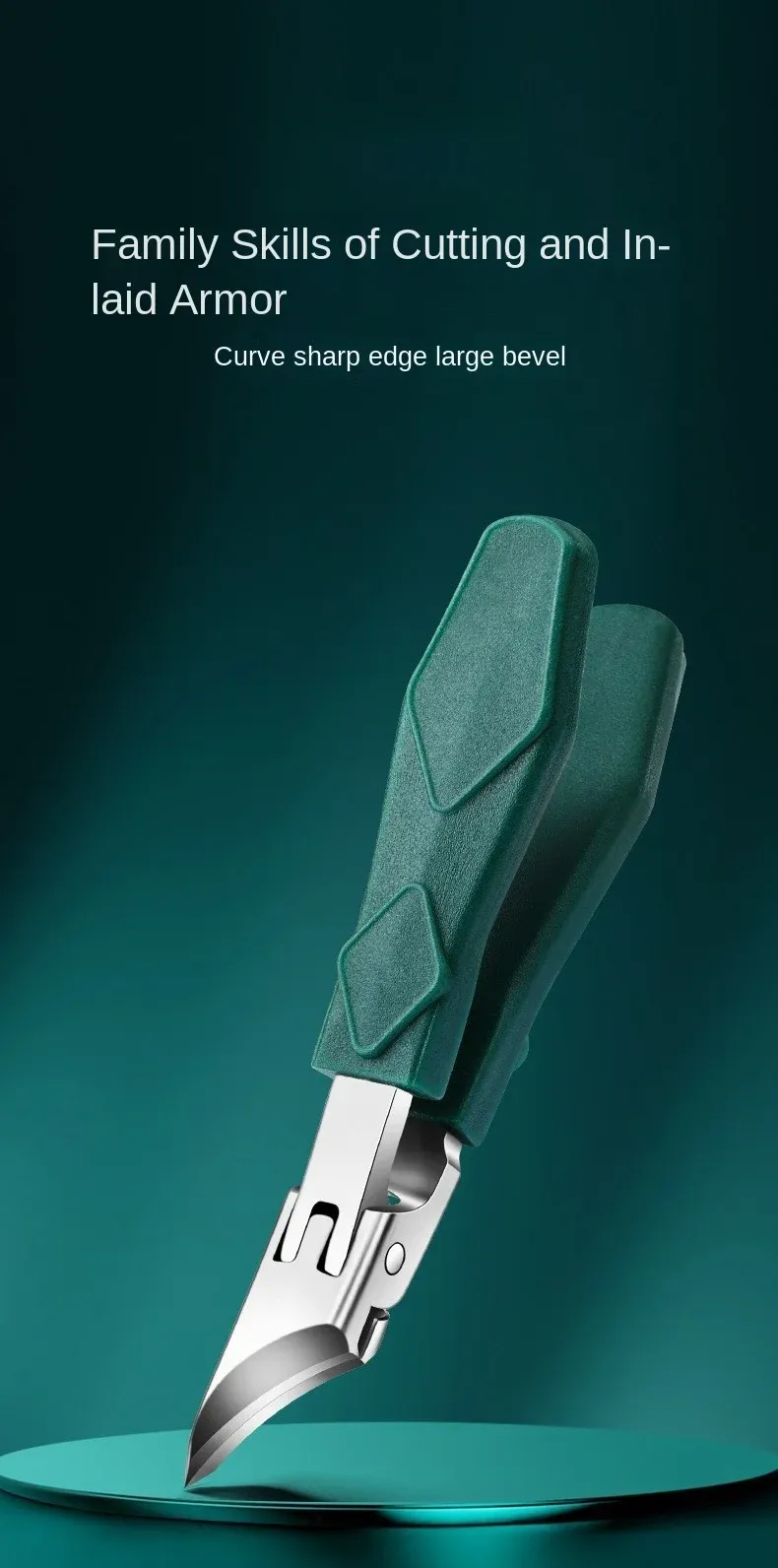 Coupe-ongles professionnel, vue de présentation