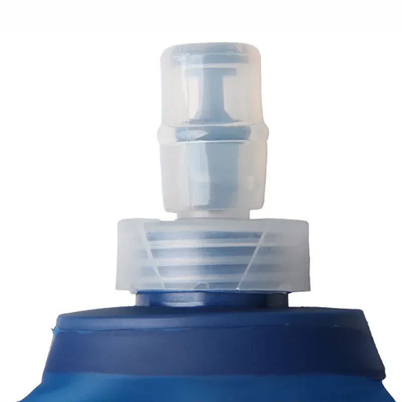 Bouteille d'eau pliable 250 ml / 500 ml, souple, pour le sport, la course, le camping et la randonnée 2