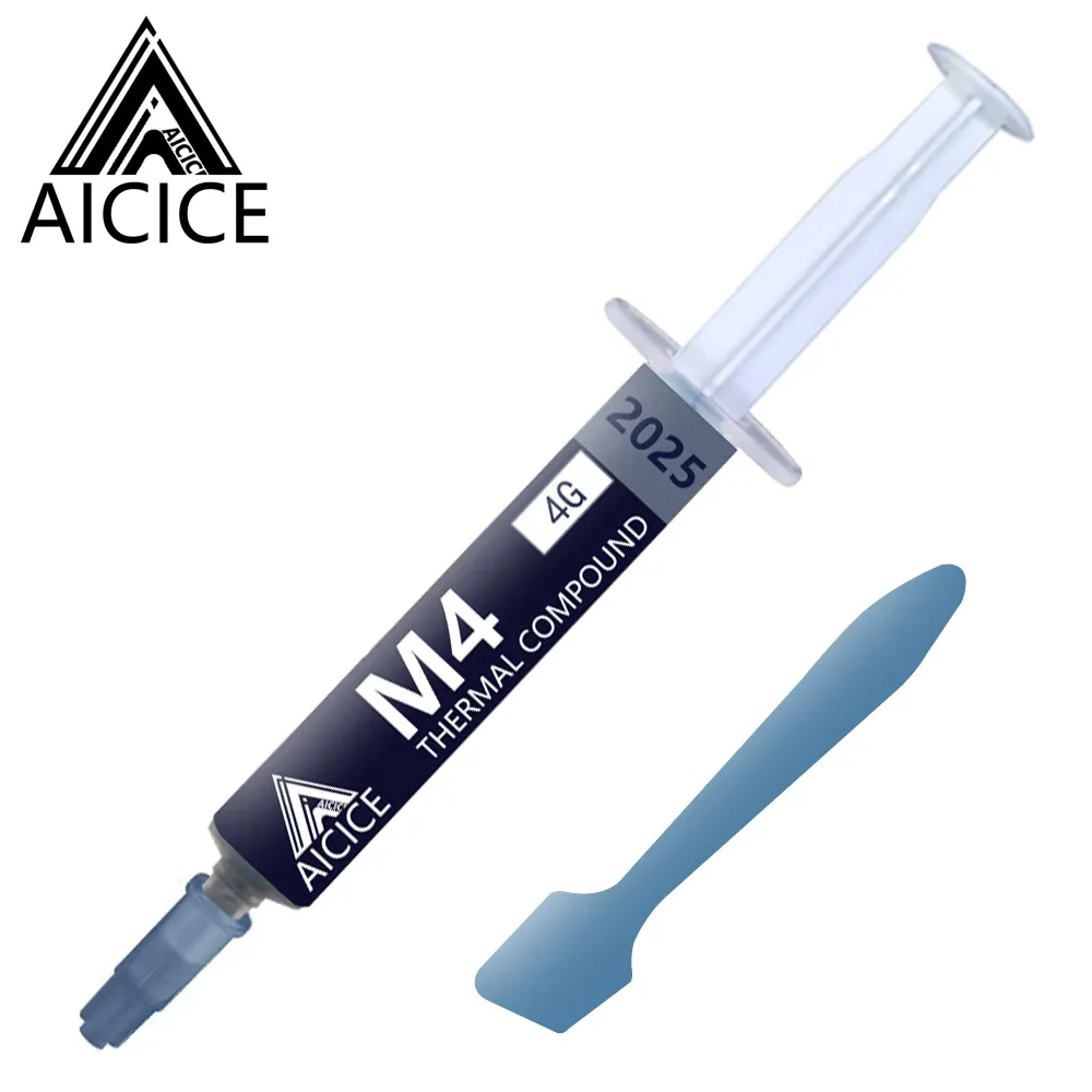 Pâte thermique M4 4 g, conductivité 11,8 W/m·K, pour processeur CPU et GPU, imprimante et dissipateur thermique 8
