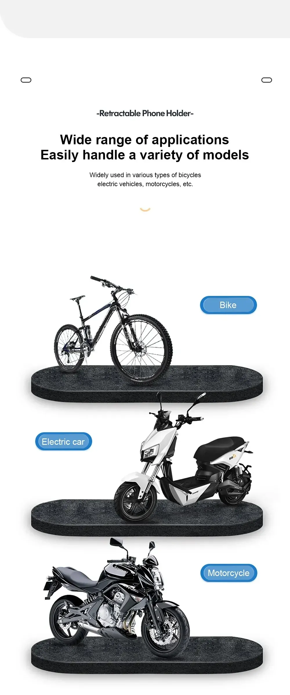Support de téléphone étanche pour moto, maintien du téléphone