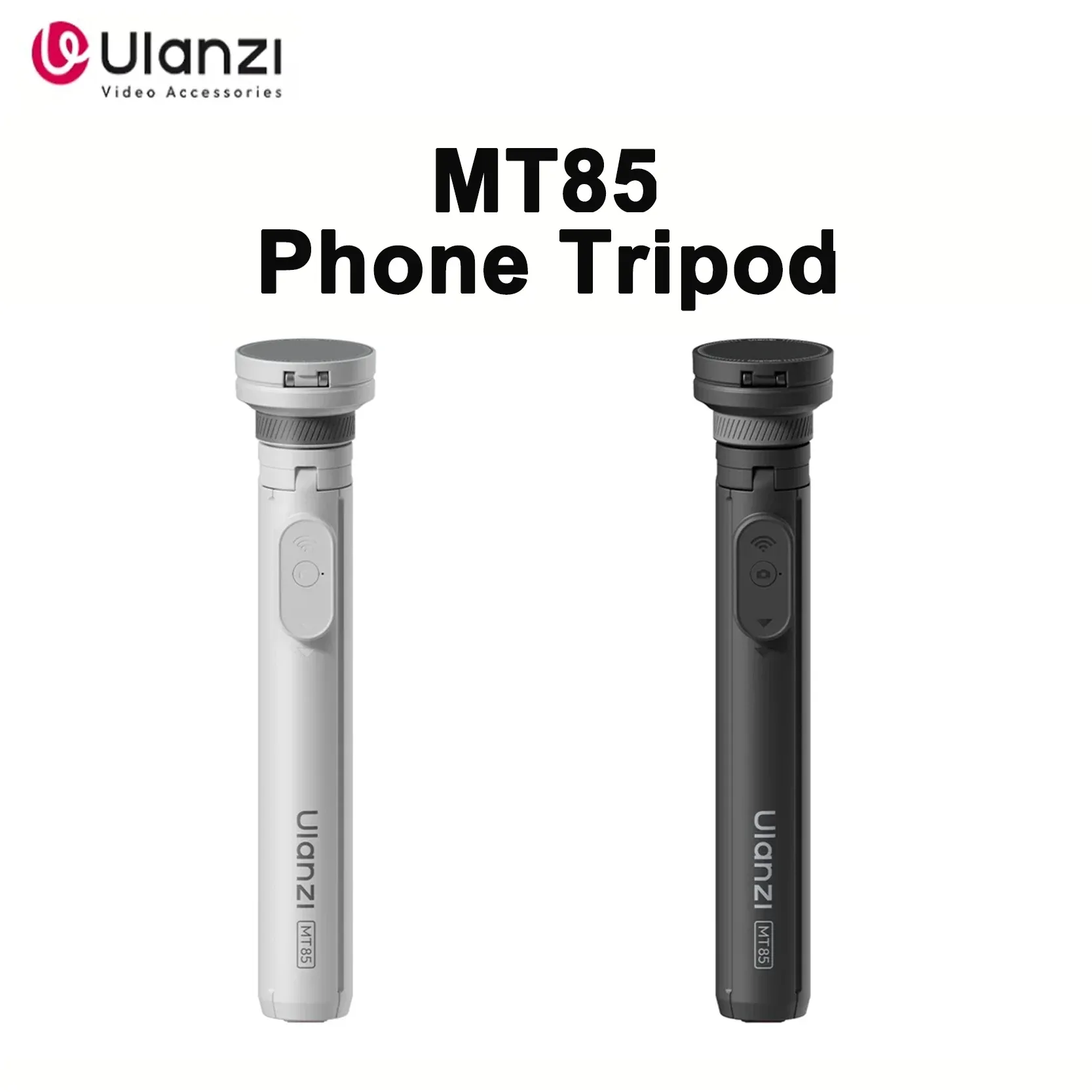 Trépied de téléphone automatique Ulanzi MT85 MagSafe, aimant double face, télécommande sans fil 10 m, pour perche à selfie de voyage en plein air, original