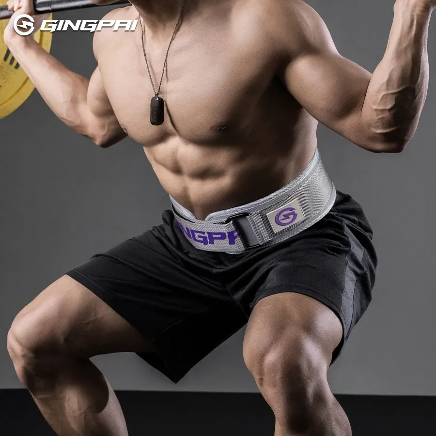 Ceinture de musculation réglable pour le soutien lombaire, idéale pour squats et soulevés de terre, noir, rose, gris 3