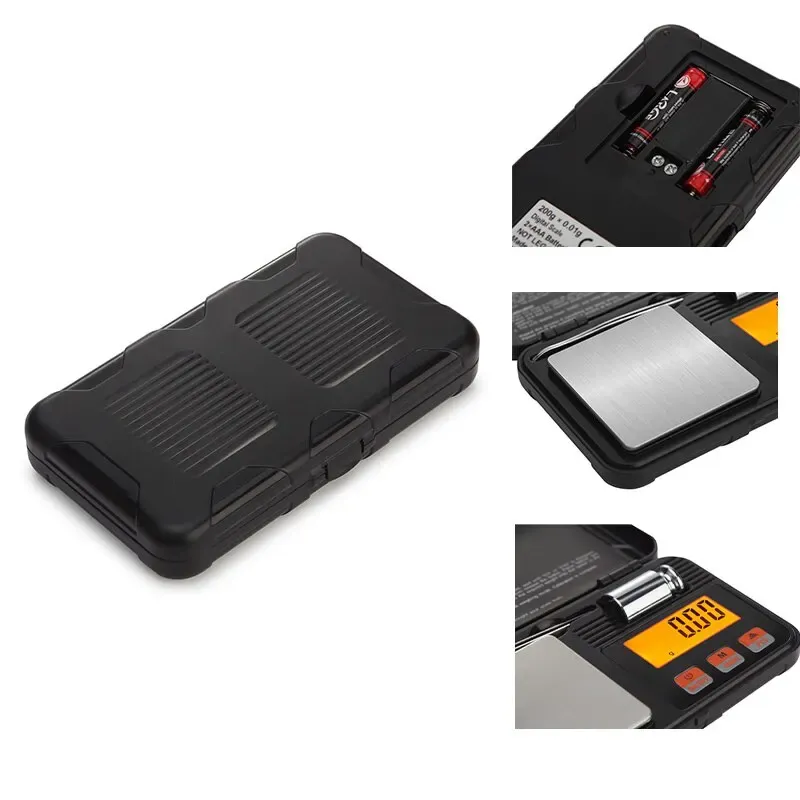 Mini balance électronique de poche haute précision 200 g / 0,01 g – 50 g / 0,001 g 3