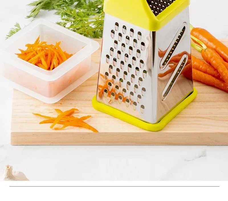 Râpe à légumes en acier inoxydable, détail final