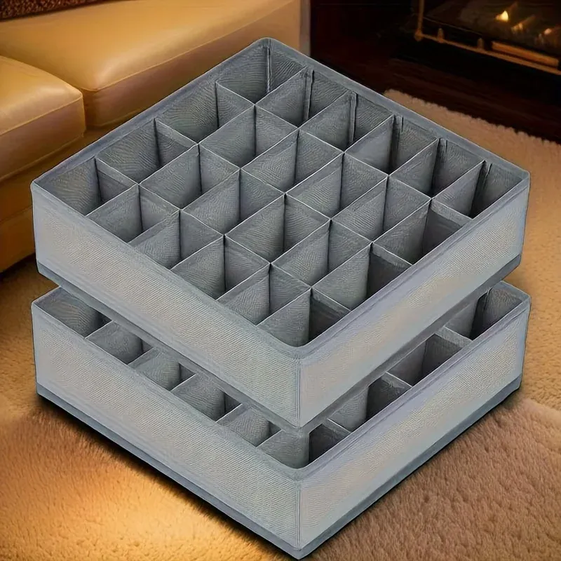 Boîte de rangement pliable en situation
