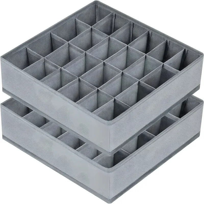 Compartiments de rangement pour chaussettes et sous-vêtements