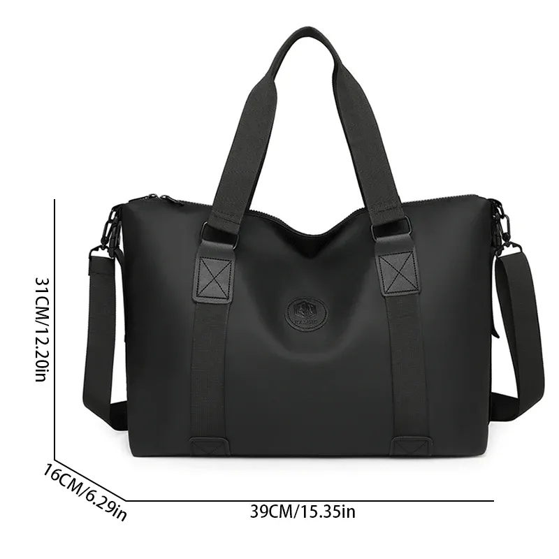 Sac de voyage fourre-tout unisexe, grande capacité, en tissu Oxford imperméable 5