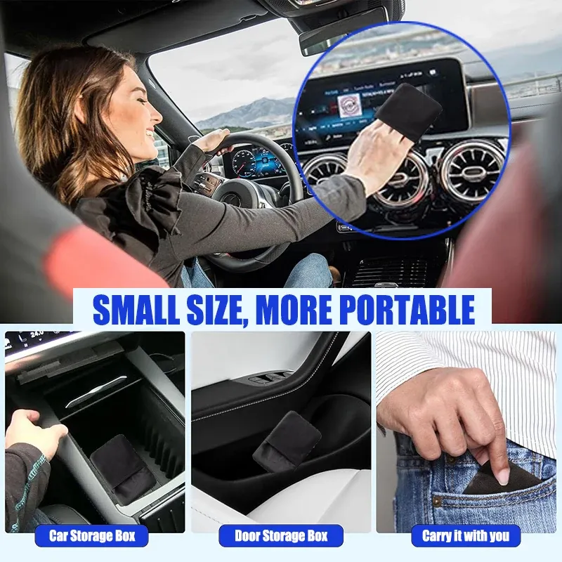 Chiffon de nettoyage en microfibre pour écran tactile de voiture, ordinateurs portables et tablettes – 1 pièce 4