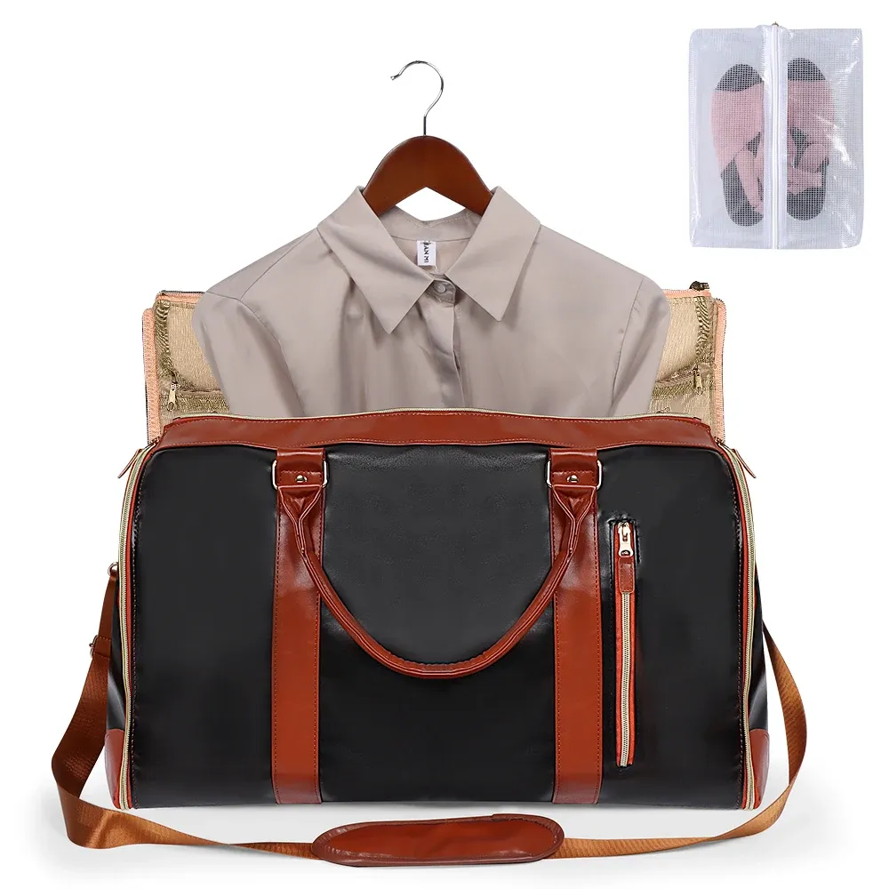 Sac de voyage pliable grande capacité pour femme, organisateur multifonction 7