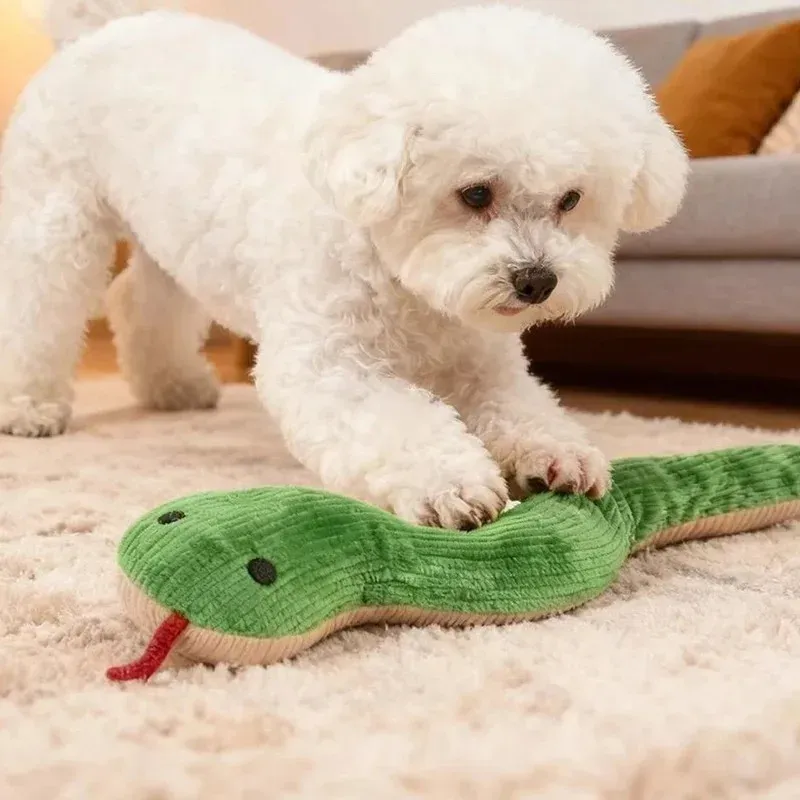 Jouet serpent interactif pour chats et chiens, 16,5 pouces 3