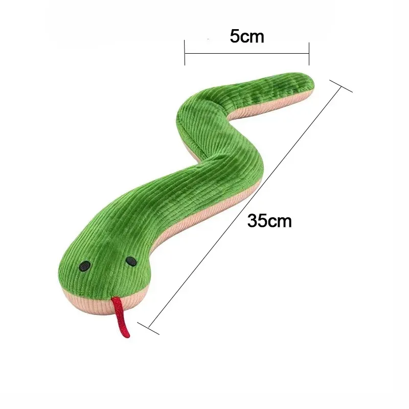 Jouet serpent interactif pour chats et chiens, 16,5 pouces 7