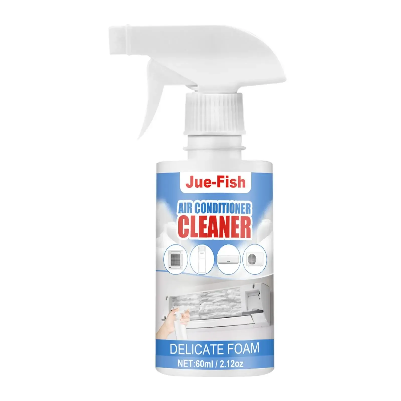 Spray nettoyant pour climatiseur, nettoyage professionnel des conduits, filtres et grilles d'aération – neutralisant d'odeurs pour climatisation domestique et automobile, lot de 1 ou 2 pièces 7
