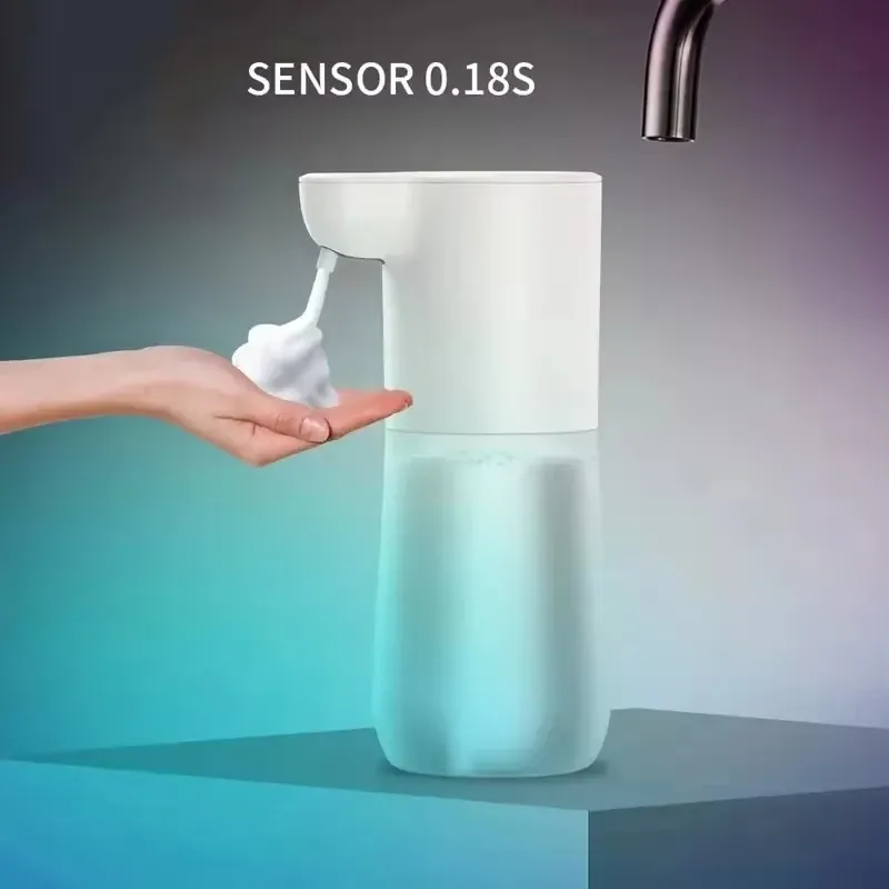 Distributeur automatique de savon mousse sans contact à capteur infrarouge, rechargeable USB-C, Regina - Image 1