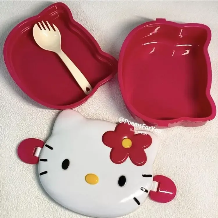 Boîte à lunch Hello Kitty, finition raffinée