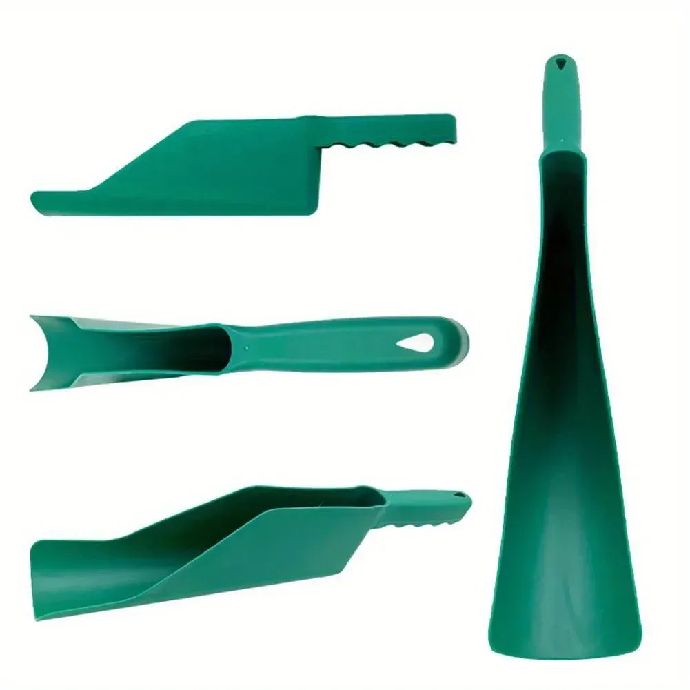 Cuillère de nettoyage de gouttière, outil de toit à ajustement flexible, retrait multi-usage des débris et de la saleté, pour avant-toit et feuilles de jardin 3