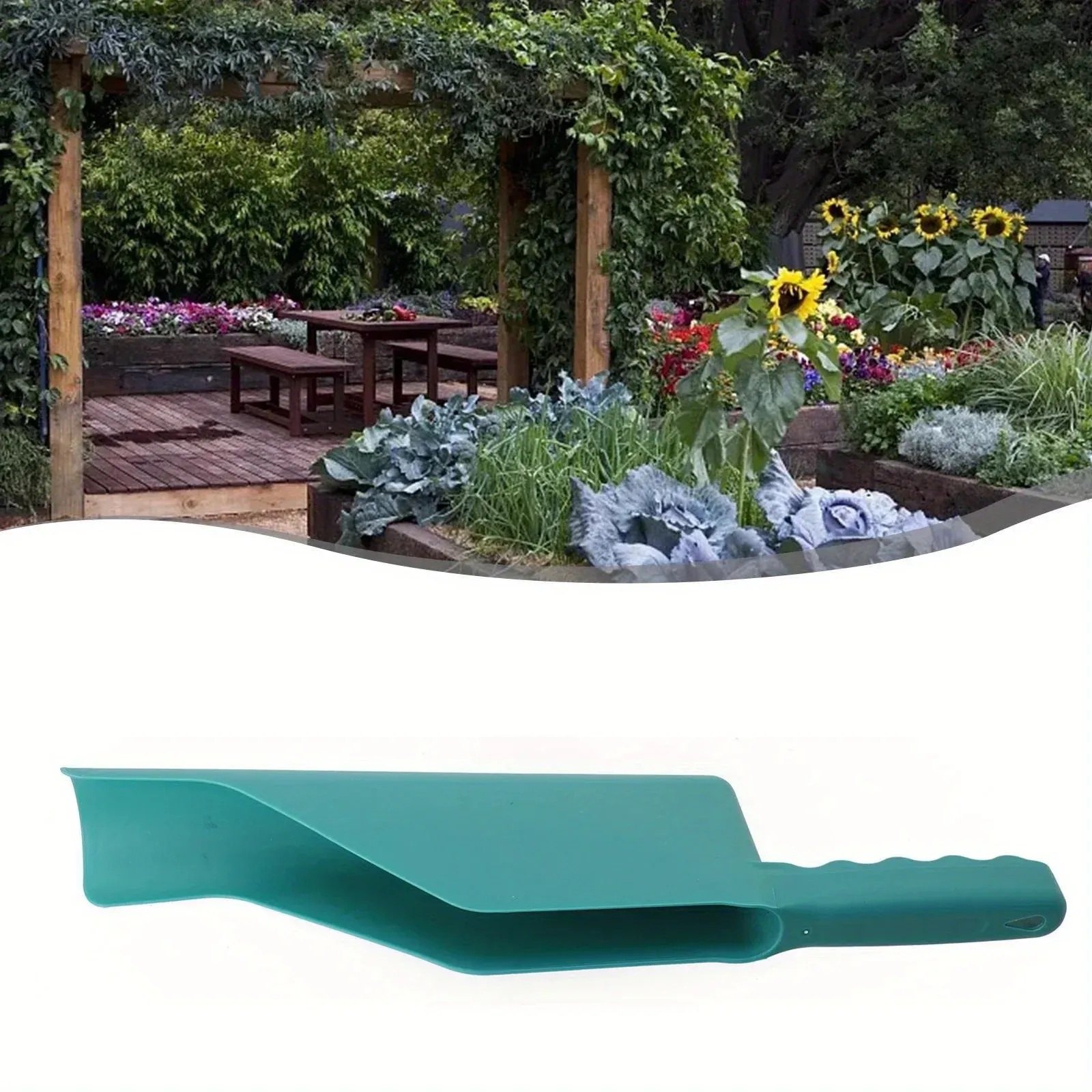 Cuillère de nettoyage de gouttière, outil de toit à ajustement flexible, retrait multi-usage des débris et de la saleté, pour avant-toit et feuilles de jardin 5