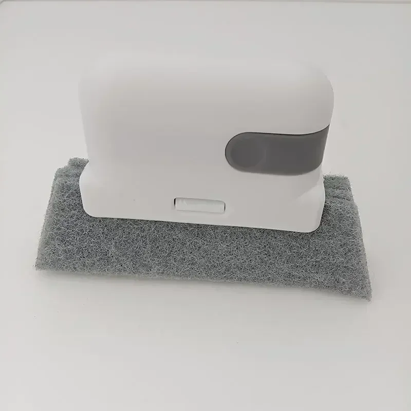 Outil de nettoyage 2 en 1 pour rainures : brosse pour cadres de fenêtre, rails de porte coulissante et fentes à main 11