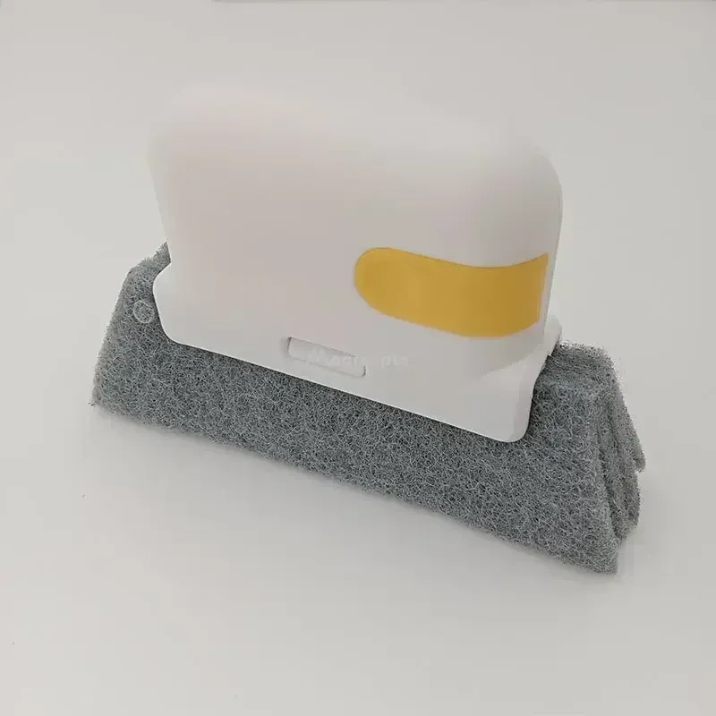Outil de nettoyage 2 en 1 pour rainures : brosse pour cadres de fenêtre, rails de porte coulissante et fentes à main 9