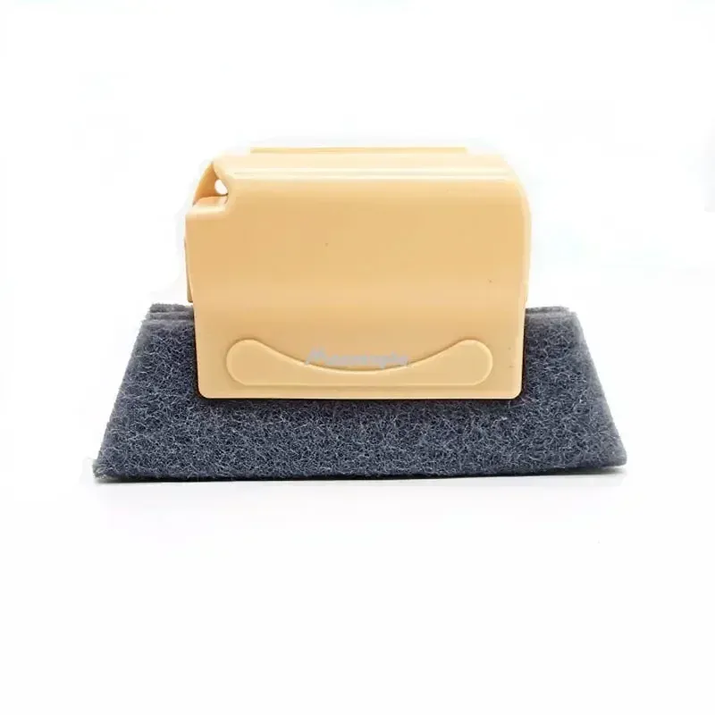 Outil de nettoyage 2 en 1 pour rainures : brosse pour cadres de fenêtre, rails de porte coulissante et fentes à main 7