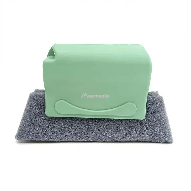 Outil de nettoyage 2 en 1 pour rainures : brosse pour cadres de fenêtre, rails de porte coulissante et fentes à main 10