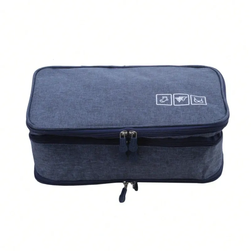 Organisateur de voyage léger à fermeture éclair pour sous-vêtements et chaussettes 6