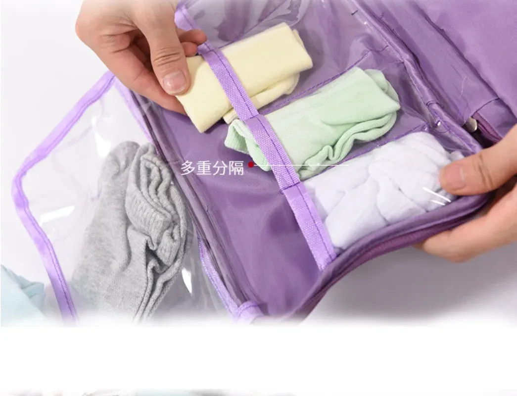 Accessoires de voyage rangés