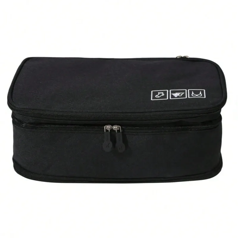 Organisateur de voyage léger à fermeture éclair pour sous-vêtements et chaussettes 8