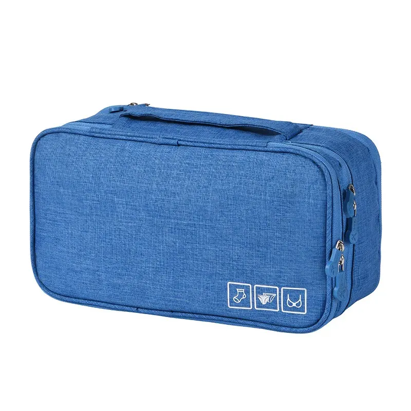 Organisateur de voyage léger à fermeture éclair pour sous-vêtements et chaussettes 10