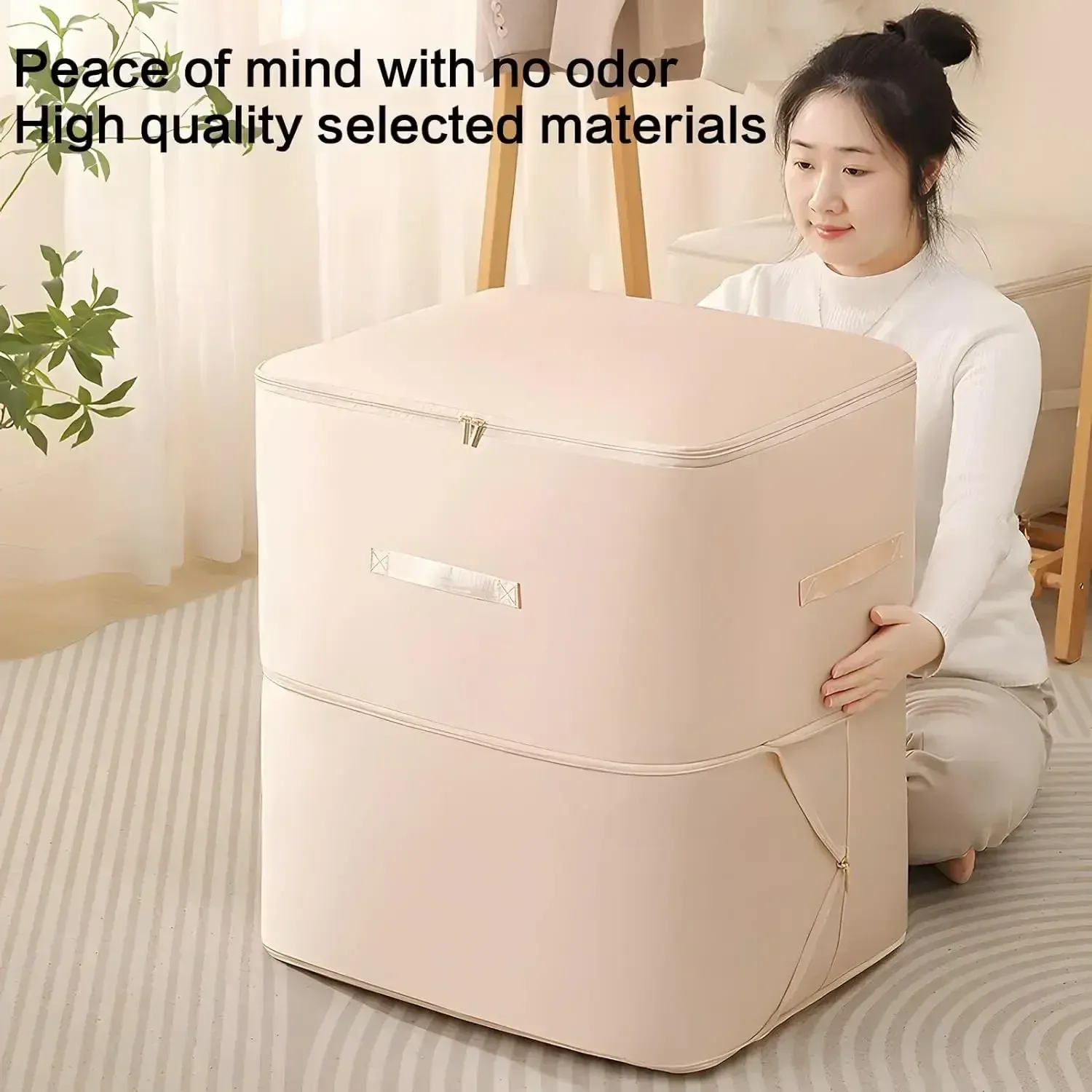 Sac de compression dans un placard