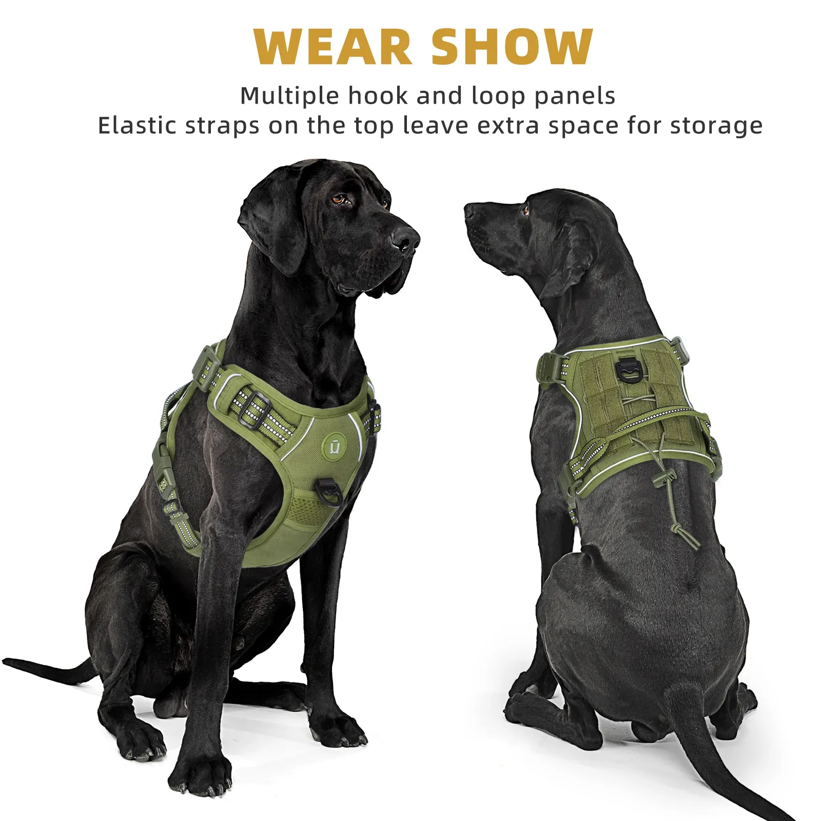 Harnais tactique pour chien, détails du design