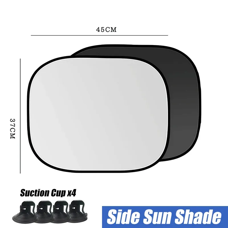 Pare-soleil réfléchissant anti-UV pour pare-brise arrière de voiture, isolant thermique et pliable avec pochette de rangement 10