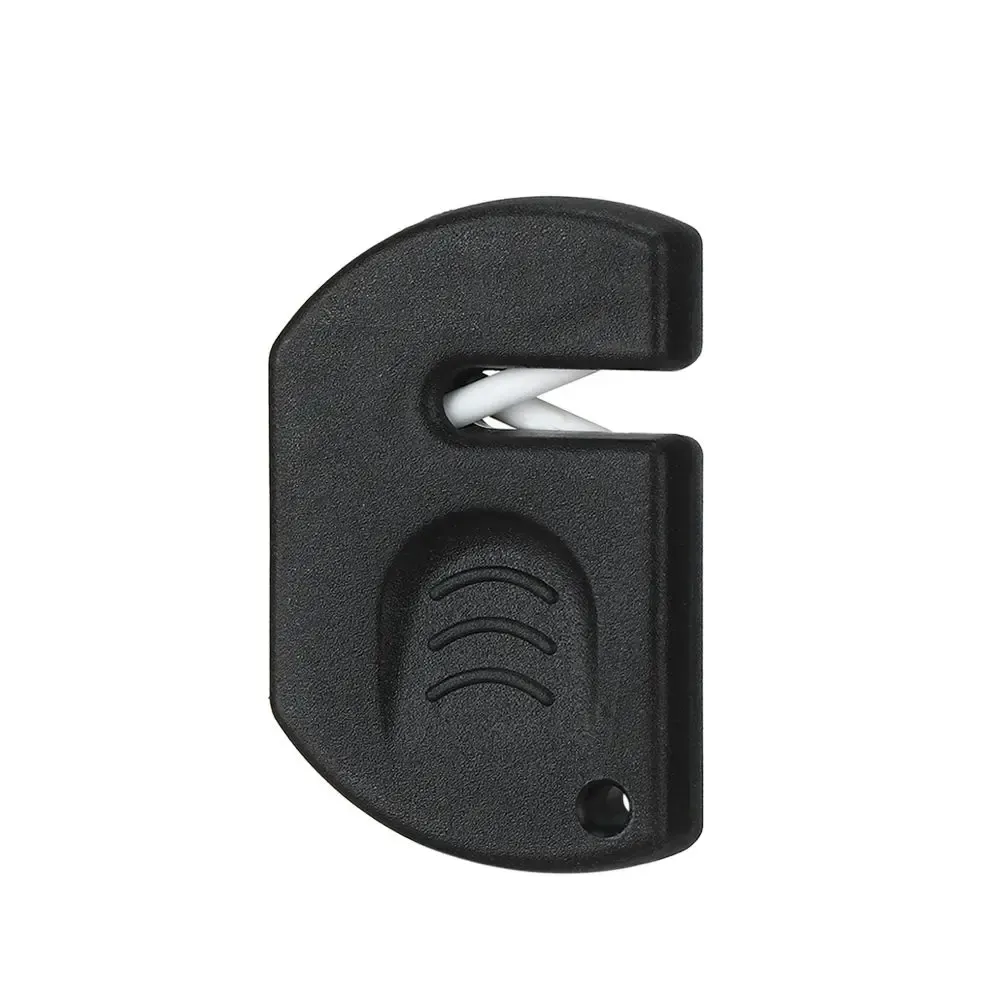 Mini affûteur de couteaux de poche en carbure et céramique, pierre à aiguiser multifonctionnelle pour outils d'extérieur 9