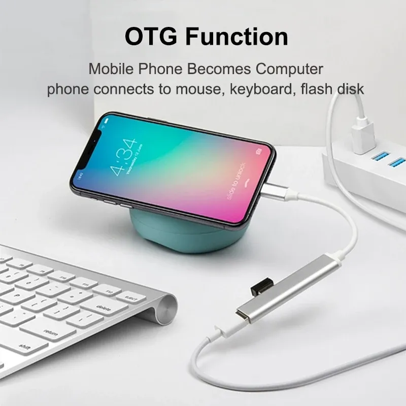Hub USB-C en situation d'utilisation