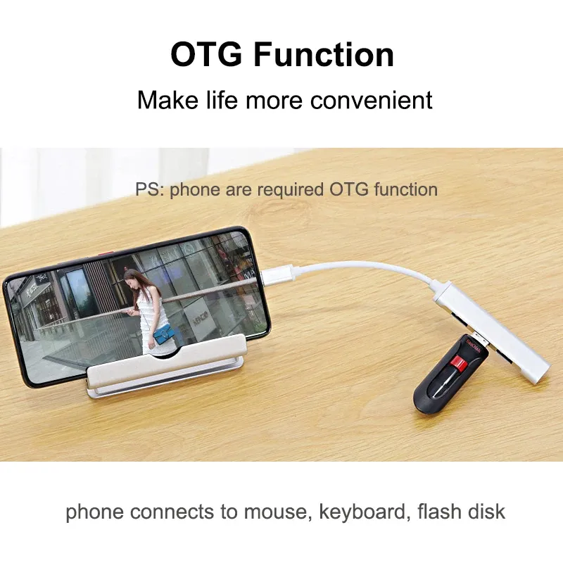 Détail du hub USB-C