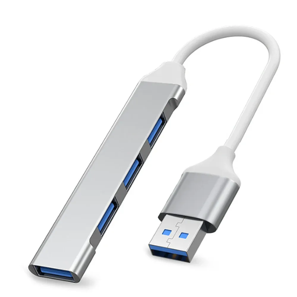 Hub USB-C 3.0 4 ports, adaptateur OTG multi-répartiteur pour MacBook Pro 13/15 et MacBook Air, Xiaomi, Lenovo et PC 9