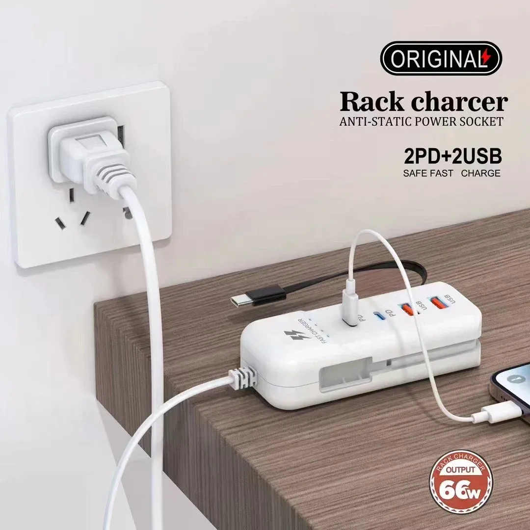 Chargeur USB-C Power Delivery multiport, détail du design