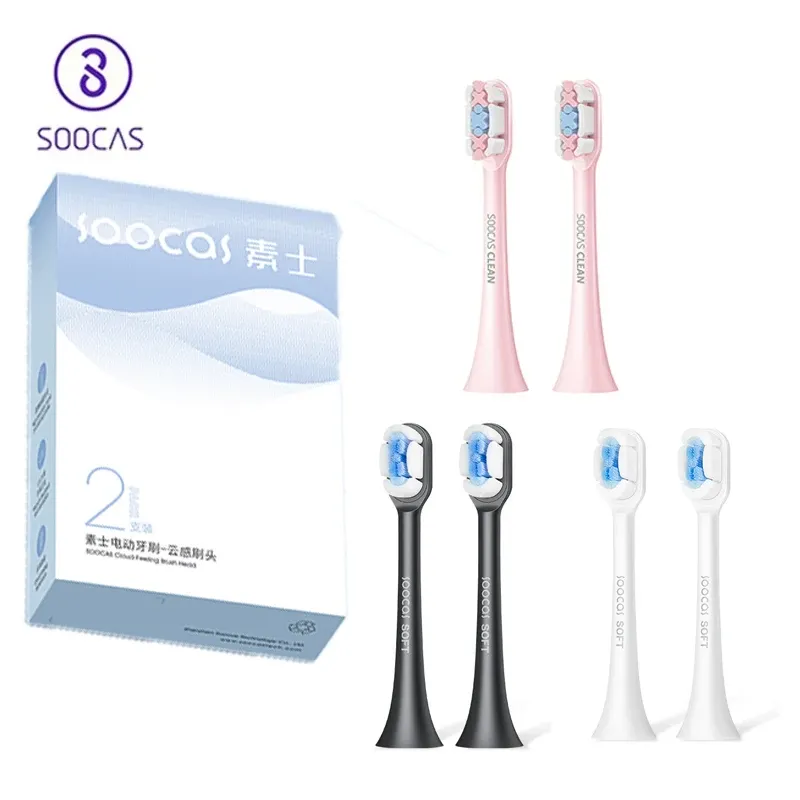 SOOCAS – Têtes de brosse à dents électrique sonique d'origine, têtes de rechange pour brosse à dents SOOCAS X1, X3, X3U, X5 - Image 1