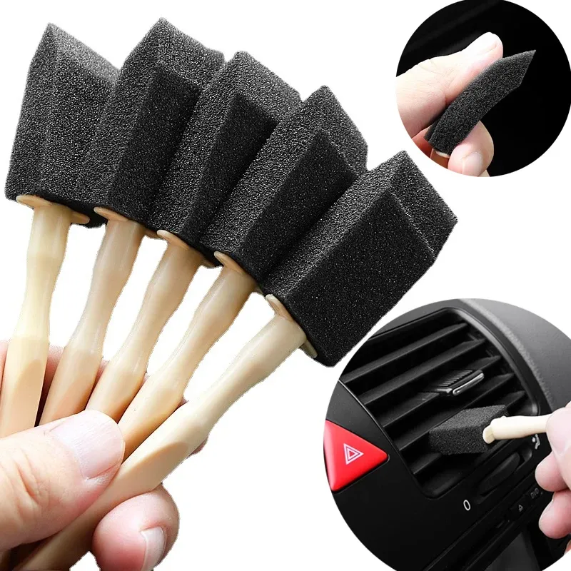 Outil de nettoyage pour grilles de ventilation de climatisation automobile