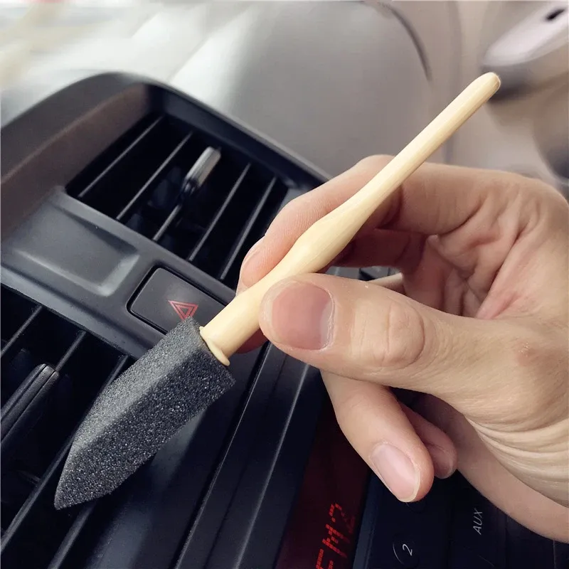 Détail de la brosse de nettoyage