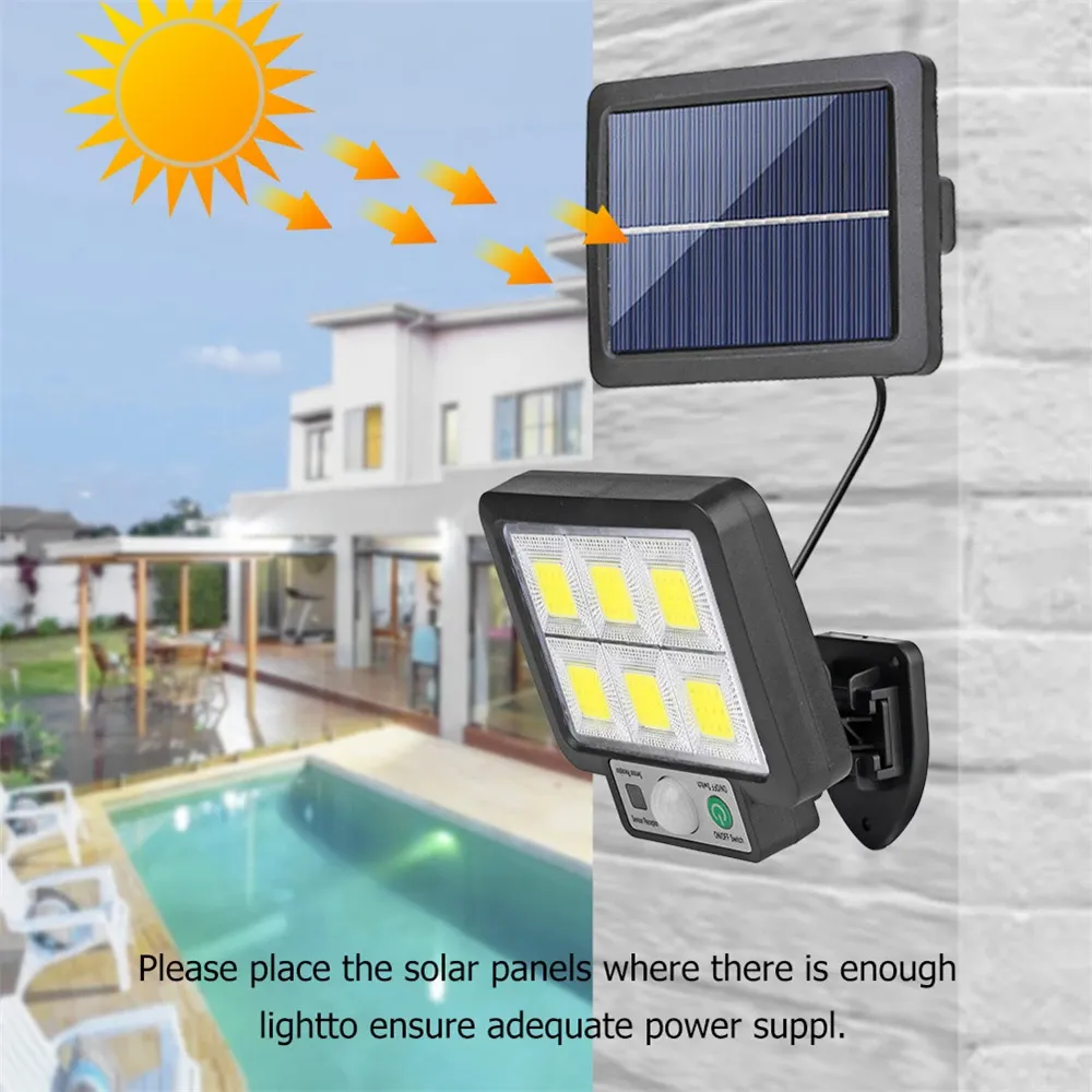 Lampe solaire en situation d'usage
