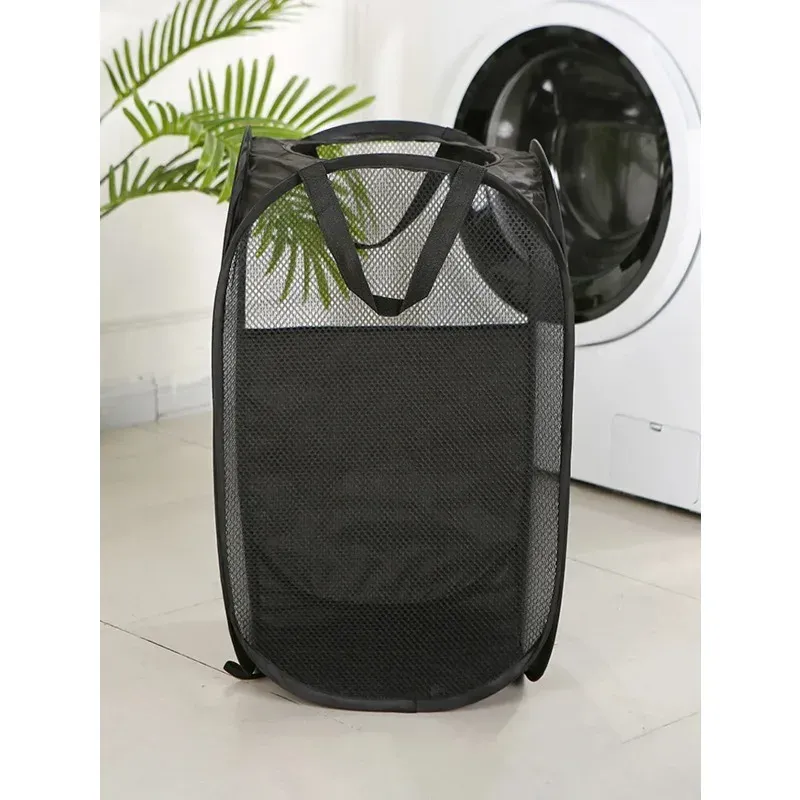 Panier à linge pliable en maille, vue d'ensemble
