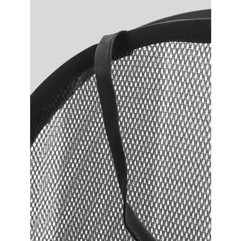 Panier à linge pliable en maille, pliage