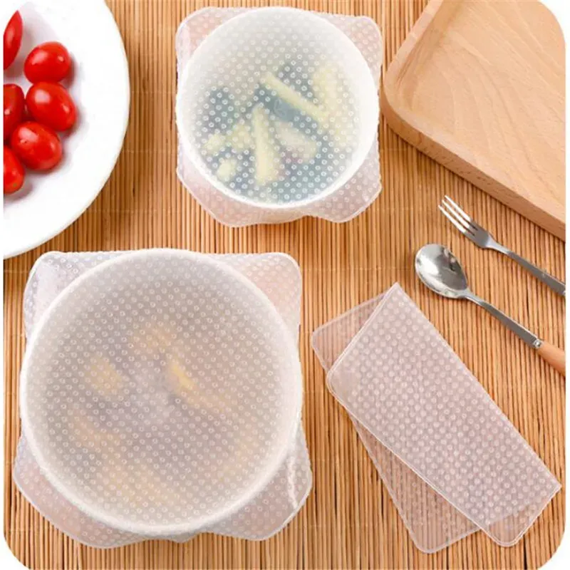 Couvercles en silicone en situation d'utilisation en cuisine