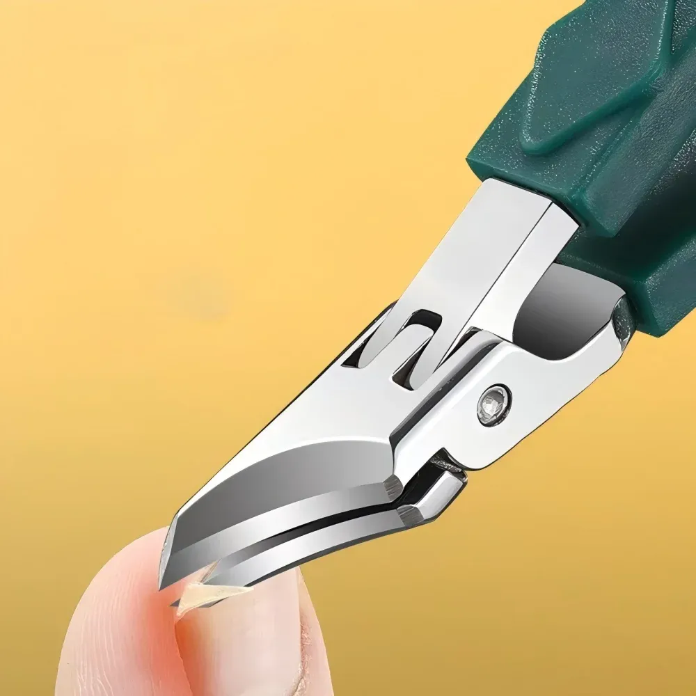 Coupe-ongles professionnel pour ongles épais ou incarnés en acier inoxydable, 1 pièce - Image 1