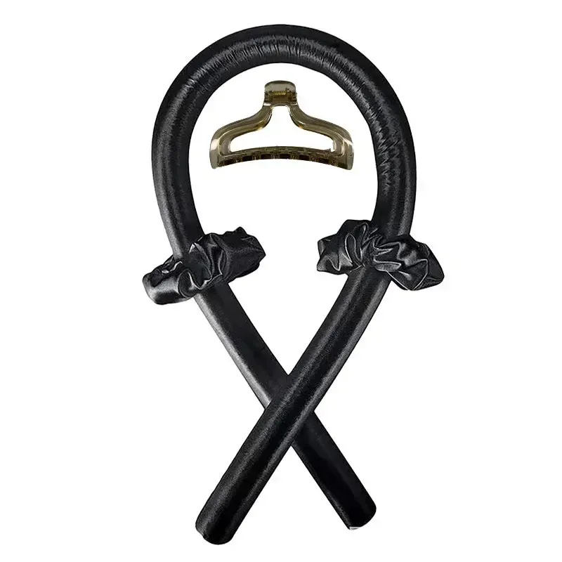 Accessoires pour cheveux pour femmes : pinces, bigoudis souples, tige à boucler sans chaleur, bandeau, outils de coiffure, ruban à boucler, kit de modelage 11
