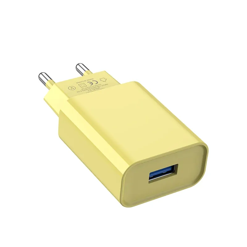 Chargeur mural USB 5 V 2 A 10 W à charge rapide, adaptateur secteur pour téléphone portable, compatible iPhone, Samsung, Xiaomi et Huawei, prise UE/US 17