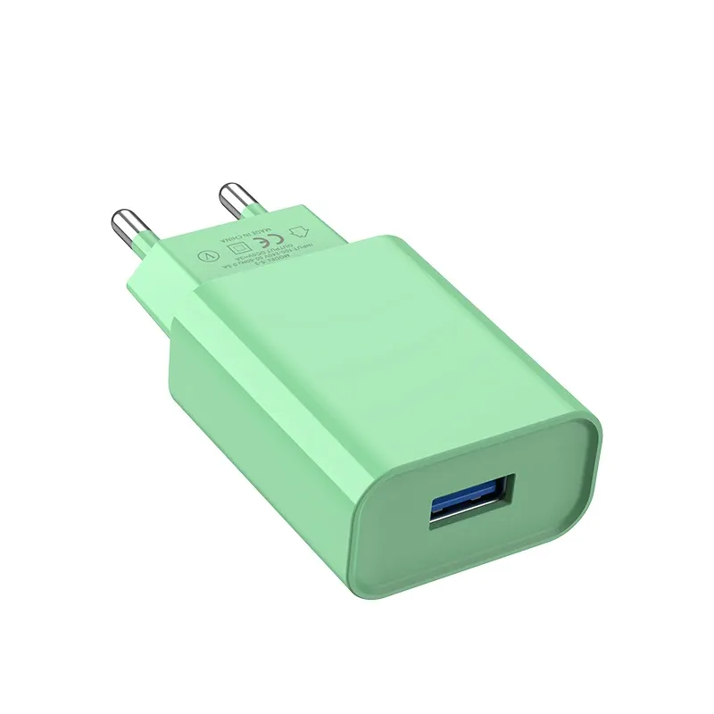 Chargeur mural USB 5 V 2 A 10 W à charge rapide, adaptateur secteur pour téléphone portable, compatible iPhone, Samsung, Xiaomi et Huawei, prise UE/US 18