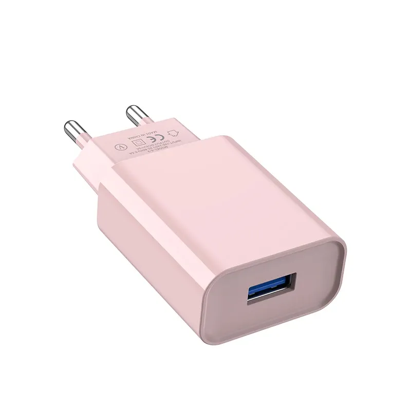 Chargeur mural USB 5 V 2 A 10 W à charge rapide, adaptateur secteur pour téléphone portable, compatible iPhone, Samsung, Xiaomi et Huawei, prise UE/US 14