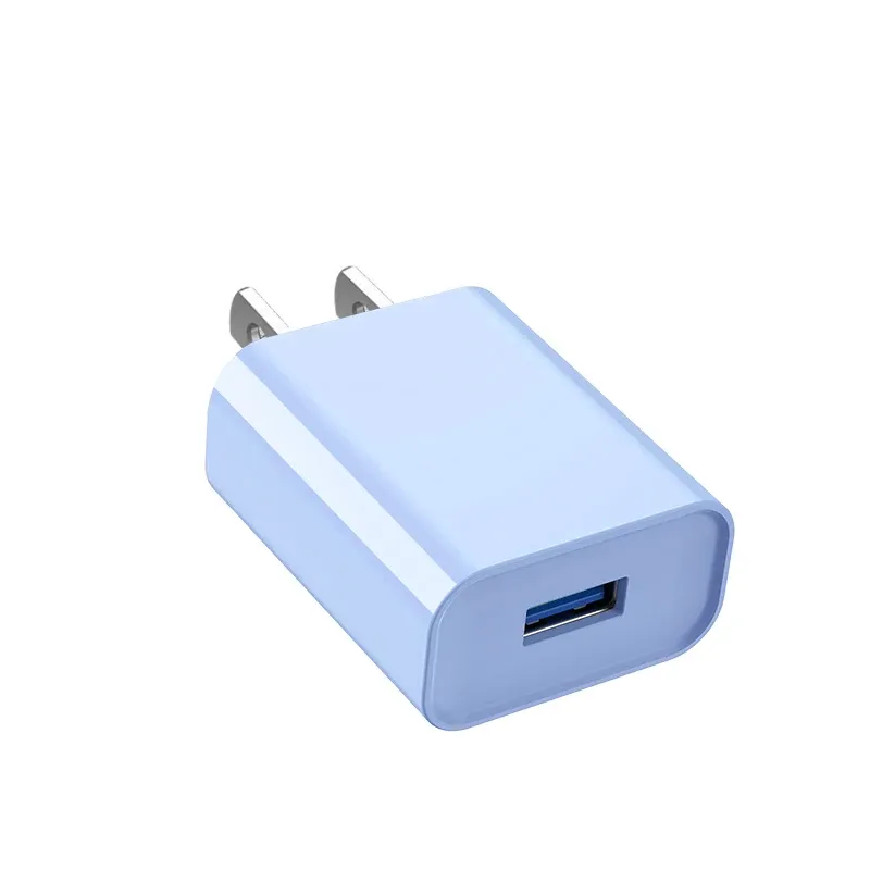 Chargeur mural USB 5 V 2 A 10 W à charge rapide, adaptateur secteur pour téléphone portable, compatible iPhone, Samsung, Xiaomi et Huawei, prise UE/US 9