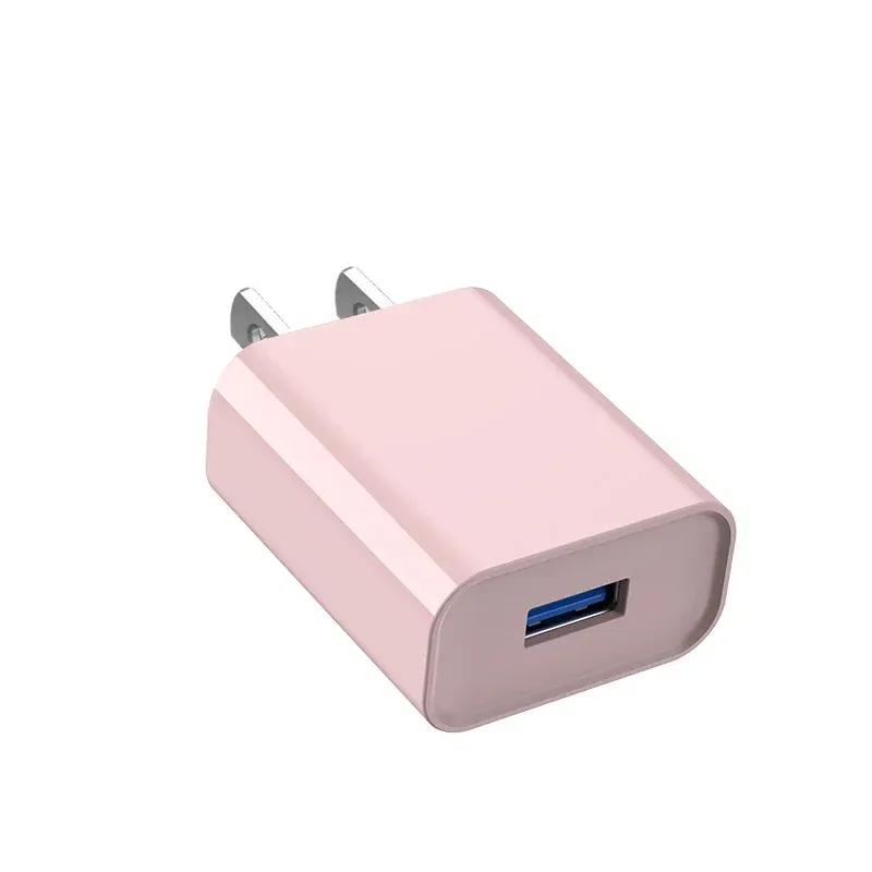 Chargeur mural USB 5 V 2 A 10 W à charge rapide, adaptateur secteur pour téléphone portable, compatible iPhone, Samsung, Xiaomi et Huawei, prise UE/US 10